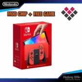Máy Nintendo switch OLED Mario Modchip 128b - 2nd &new